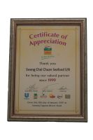 Certificate of Appreciation 2007